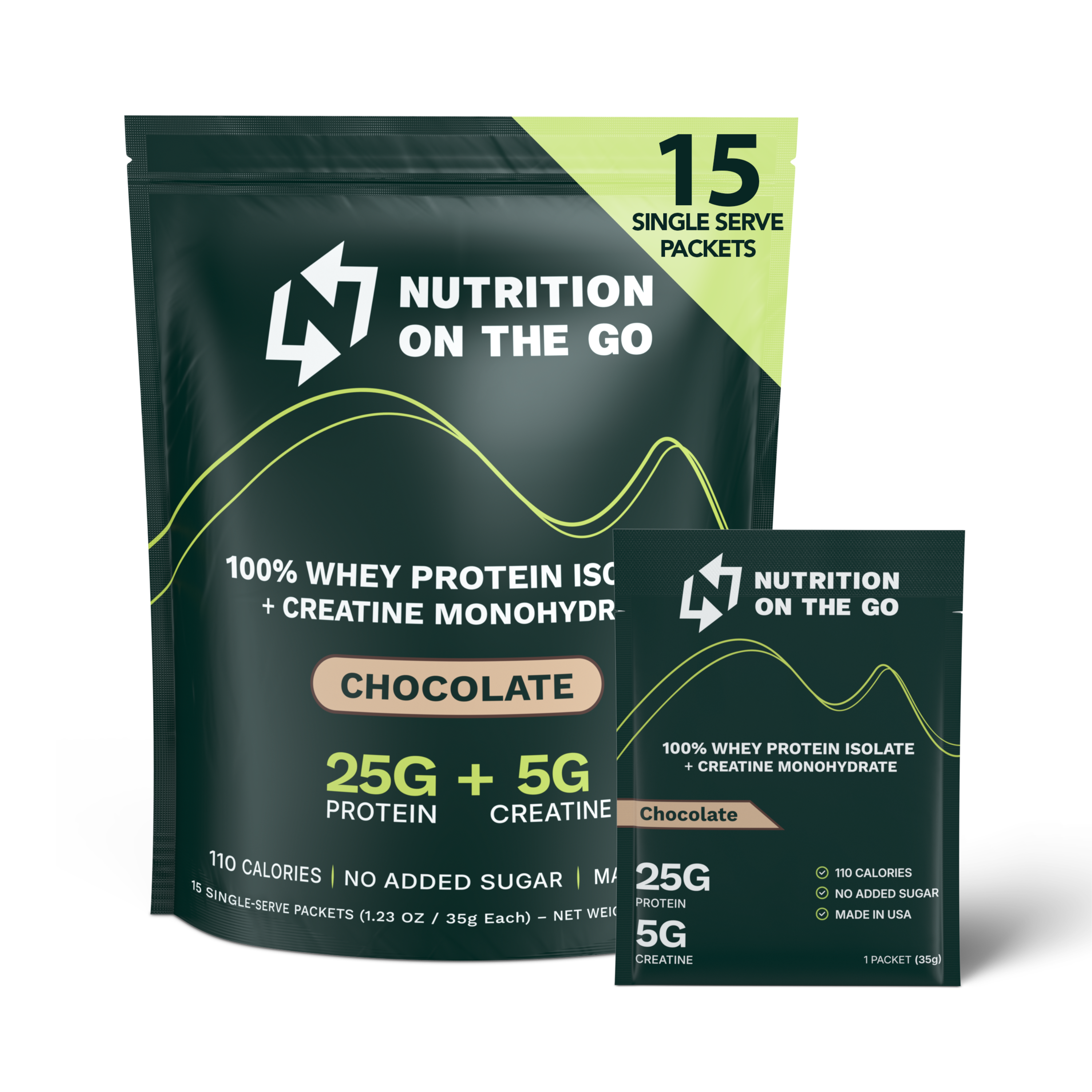 Single-Serve Whey Protein Isolate with Creatine