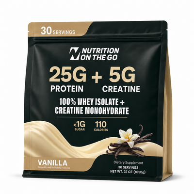 Whey Protein Isolate with Creatine | 30-Serving Pouch