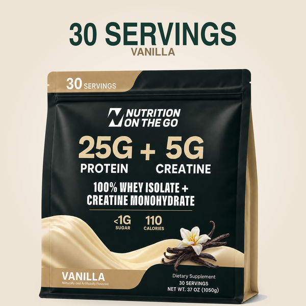 Whey Protein Isolate with Creatine | 30-Serving Pouch