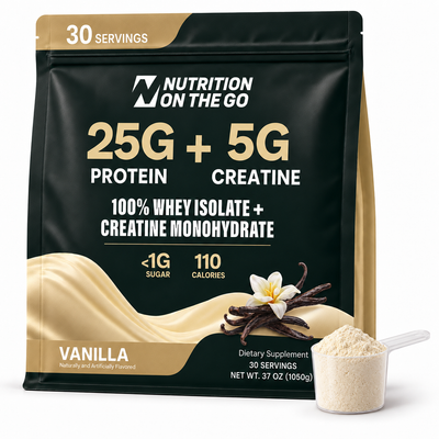 2-in-1 Whey Protein Isolate with Creatine | 30-Serving Pouch