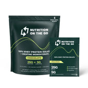 6-Pack Sampler: Protein & Creatine Single-Serve Packets Nutrition On The Go™