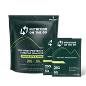 6-Pack Sampler: Protein & Creatine Single-Serve Packets Nutrition On The Go™