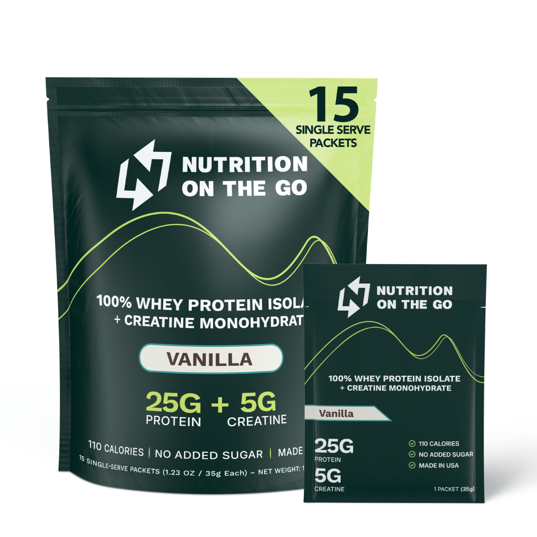 Whey Protein Isolate With Creatine Single-Serve Packets