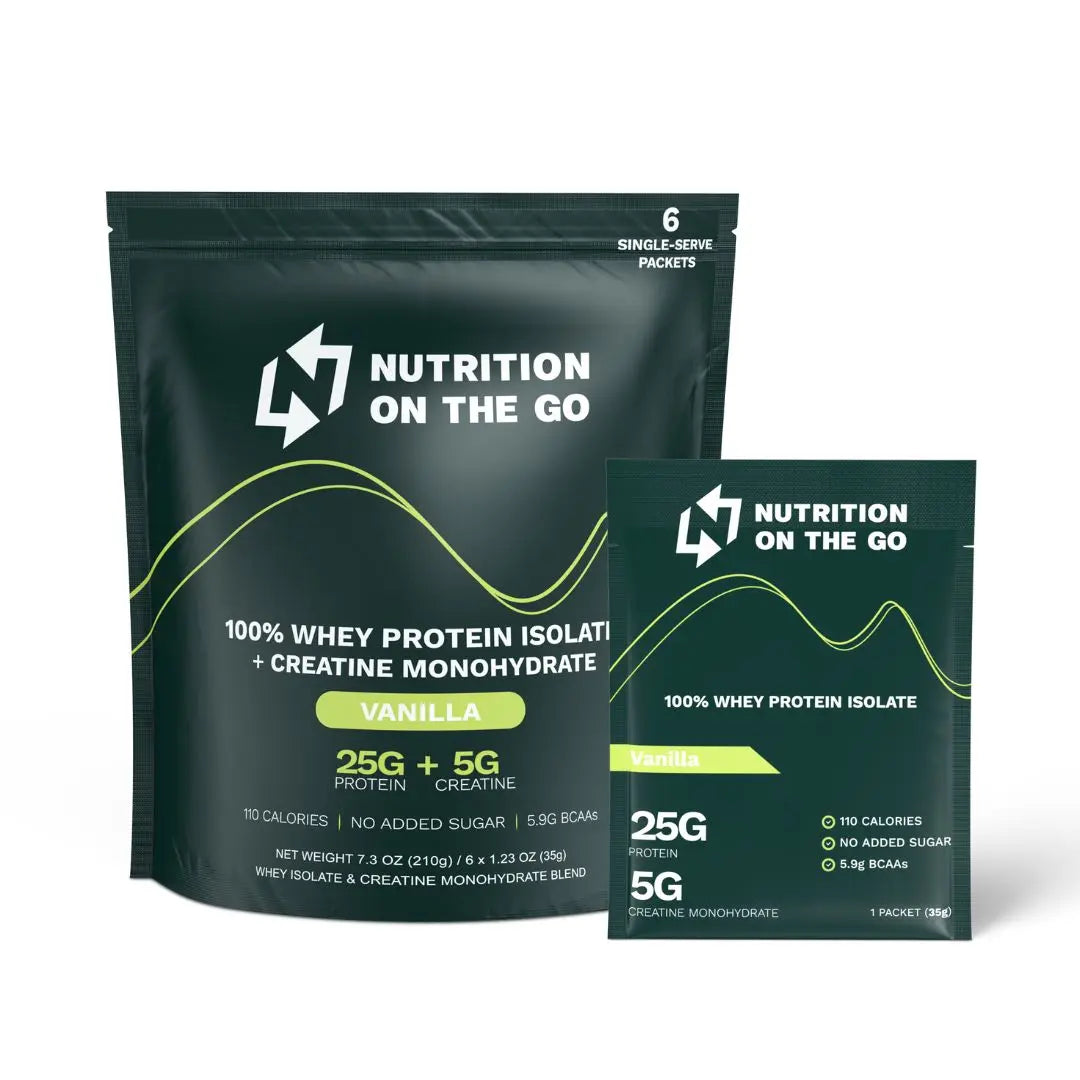 6-Pack Sampler: Protein & Creatine Single-Serve Packets Nutrition On The Go™