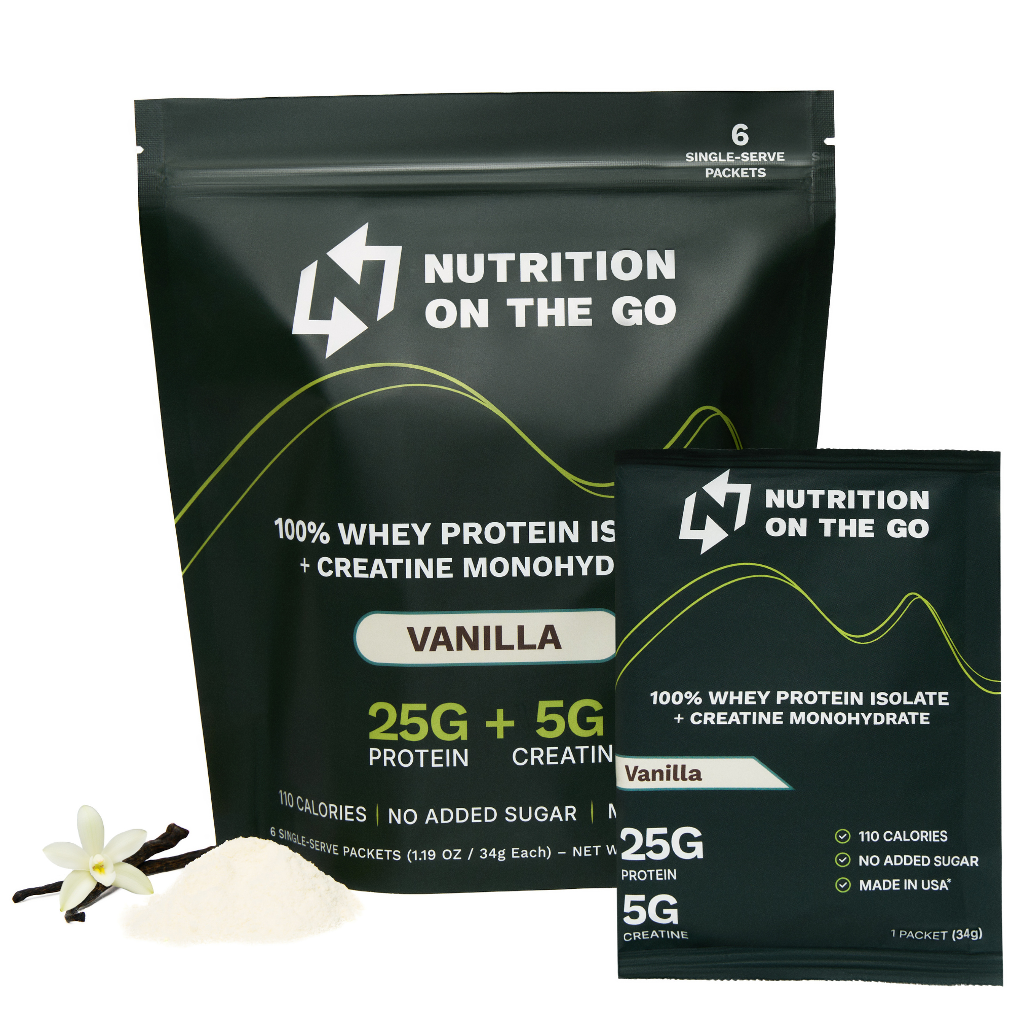 6-Pack Special Offer – Protein + Creatine Single-Serve Packets