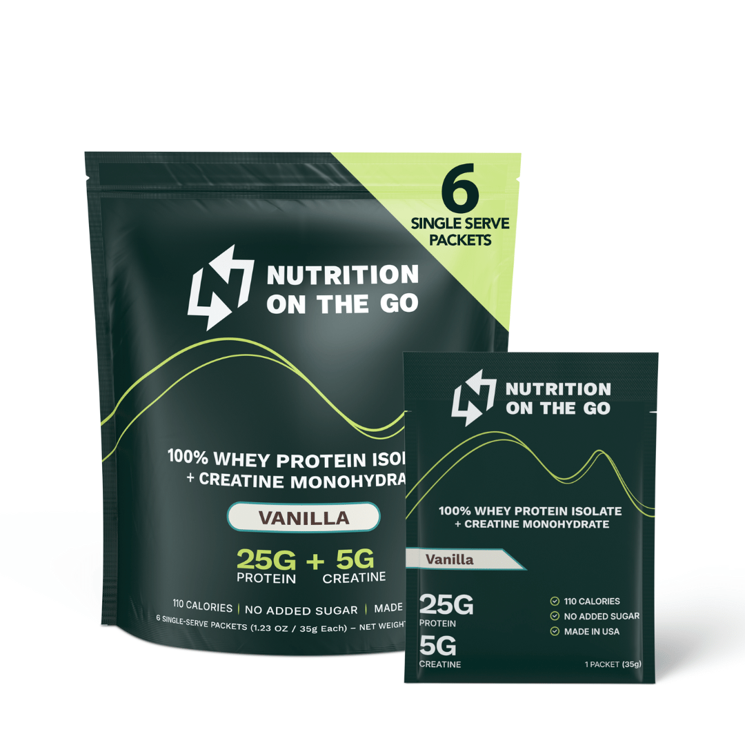 Whey Protein Isolate With Creatine Single-Serve Packets