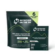 Whey Protein Isolate With Creatine Single-Serve Packets